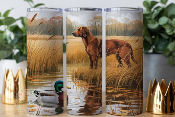 Autumn Dog and Duck Tumbler Wrap Review