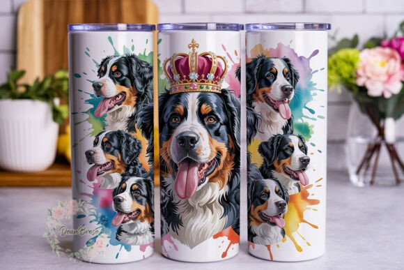 Bernese Mountain Dog Crown 20oz Skinny Embroidery Review