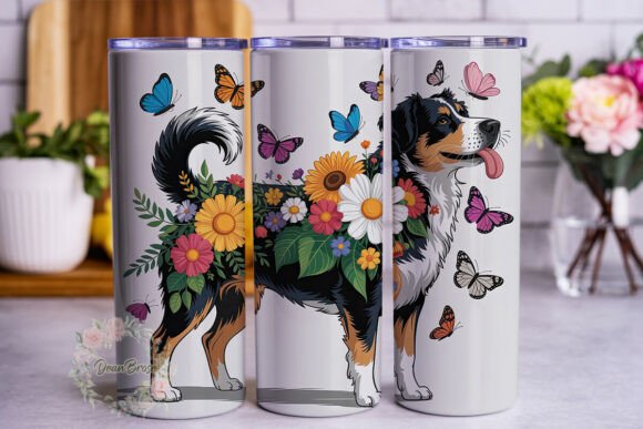 Bernese Mountain Dog Floral Tumbler Wrap Review