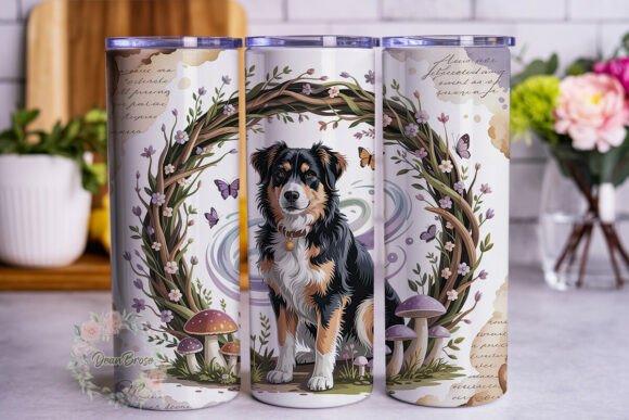 Bernese Mountain Dog Magical Forest 20oz Embroidery Design Review