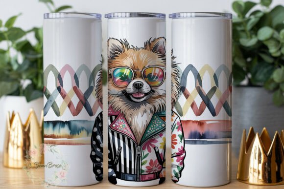 Cool Dog in Shades Tumbler Wrap PNG Review