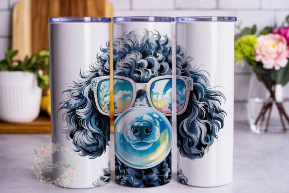 Cool Dog Sunglasses Bubblegum Tumbler Wrap