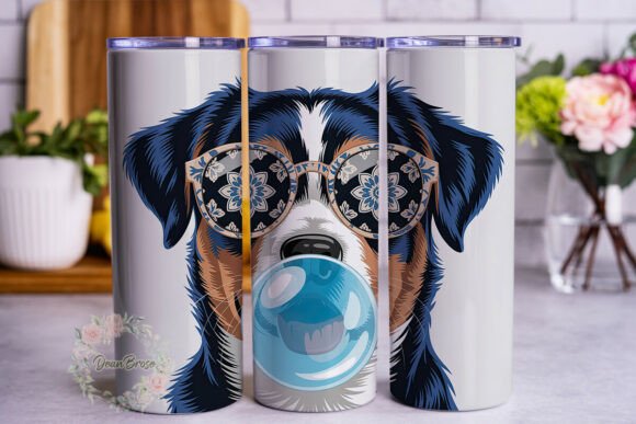 Cool Dog with Bubblegum Tumbler Wrap Design Review