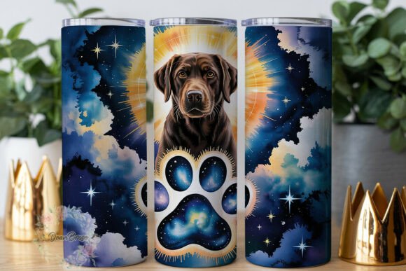 Cosmic Dog Paw Print Tumbler Wrap Review