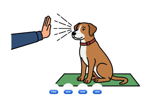Cute Dog Obedience Clipart Review