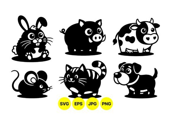 Cute Farm Animal Svg Icons Review