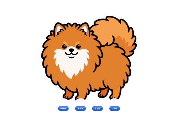 Cute Fluffy Pomeranian SVG Review
