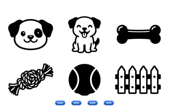 Cute Puppy Toy Icons Svg Review