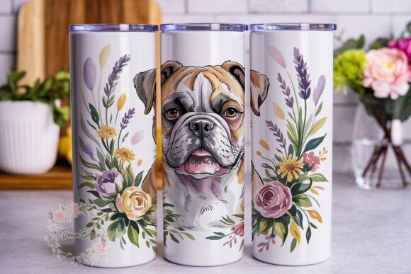 Dog Lover Floral Watercolor 20oz Wrap Review
