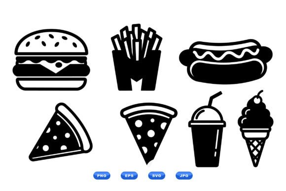 Fast Food Icons SVG Collection Review