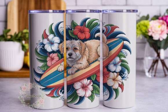 Fluffy Dog Surf Tropical Tumbler Wrap Review