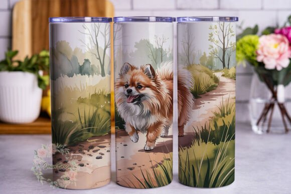 Fluffy Dog Woodland Walk Tumbler Wrap Design Review