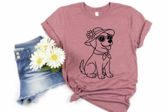 Free Summer Dog Clipart Vector Design Review