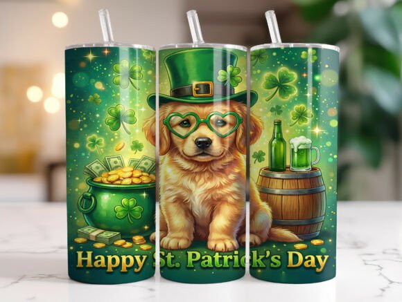 Lucky St Patrick’s Dog Tumbler Wrap Review